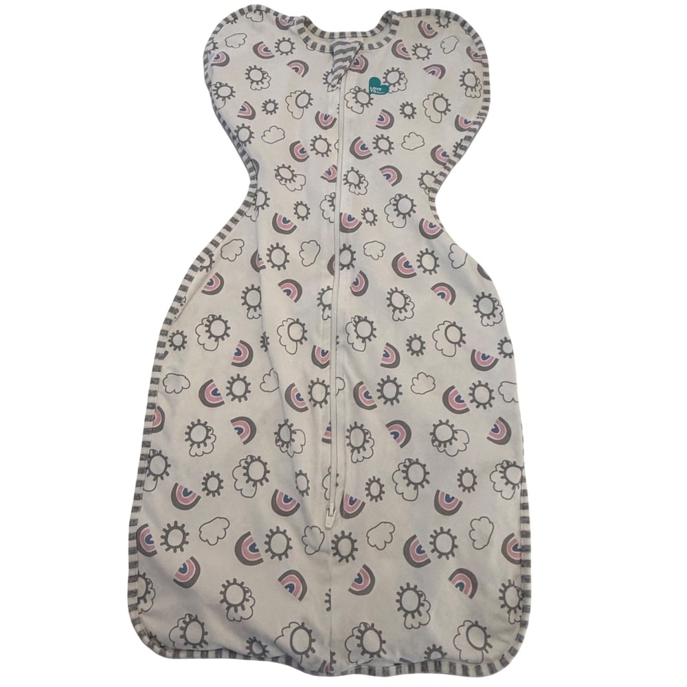 Love To Dream Swaddle Up Original Medium 1.0 TOG Rainbow Sun Print Sleep Sack